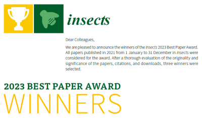 Best paper award for our Q1 journal...